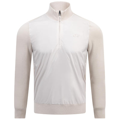 x Glenmuir Rob Quarter Zip Hybrid Jacket Moonbeam - PS25