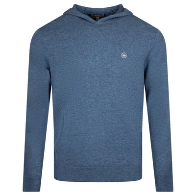 Conway Wool Cashmere Popover Hoodie Denim Blue - 2025